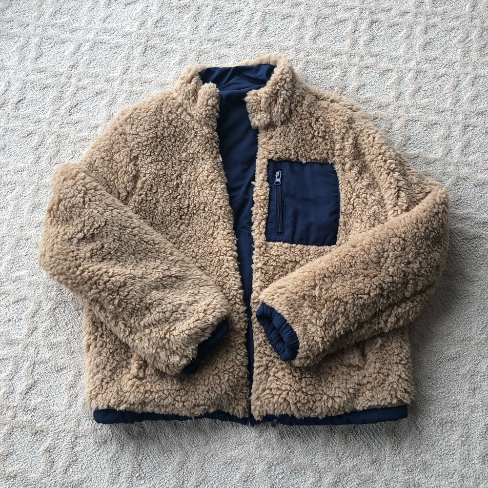 NWOT Reservable Sherpa Jacket